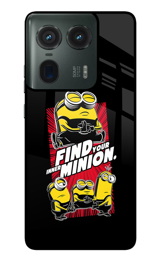 Find your inner Minion Moto Edge 50 Ultra 5G Glass Case