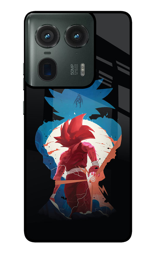 Goku Moto Edge 50 Ultra 5G Glass Case