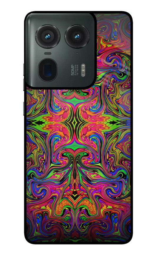 Psychedelic Art Moto Edge 50 Ultra 5G Glass Case