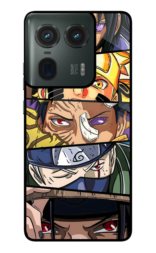 Naruto Character Moto Edge 50 Ultra 5G Glass Case