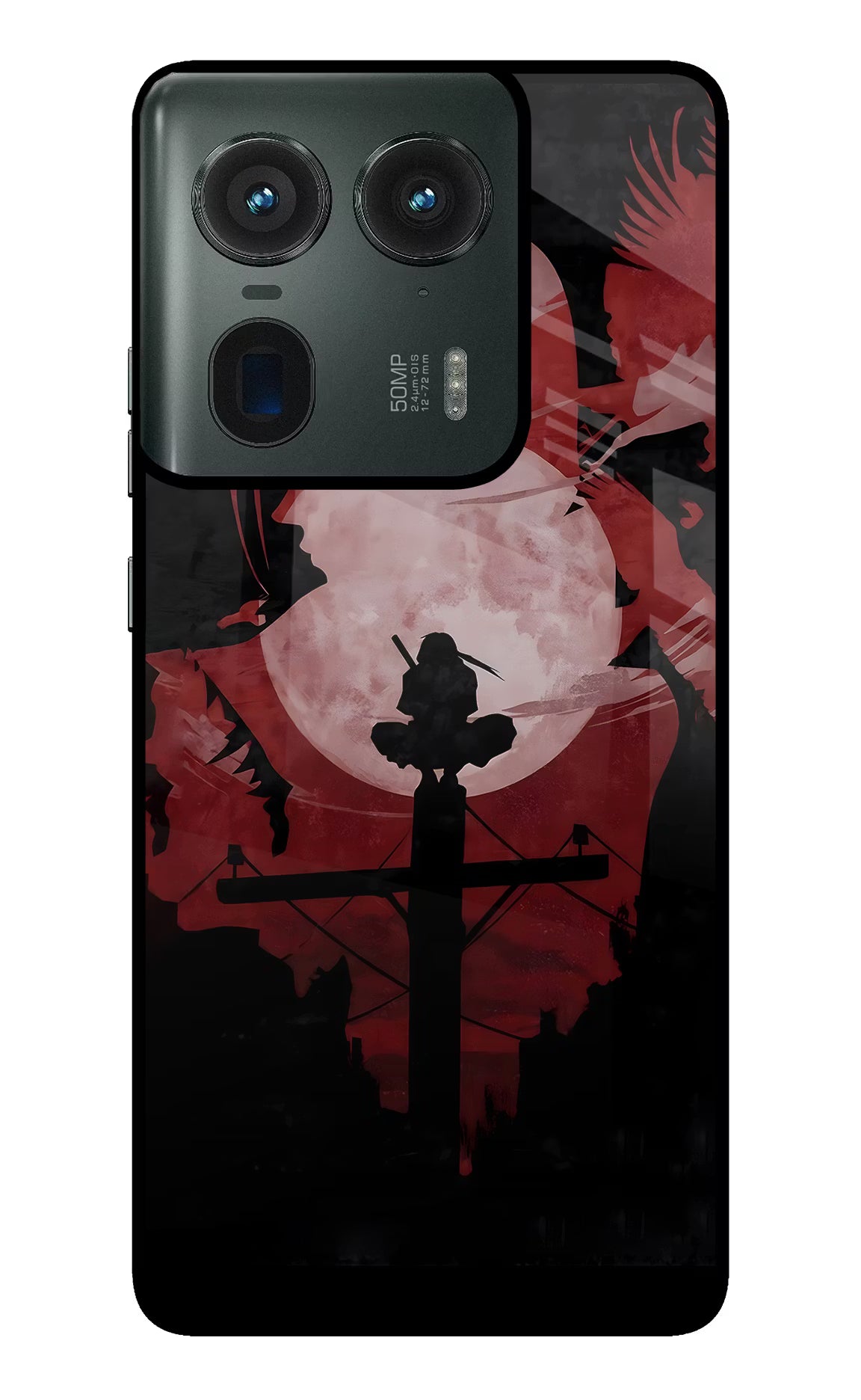 Naruto Anime Moto Edge 50 Ultra 5G Glass Case Back Cover by Casekaro