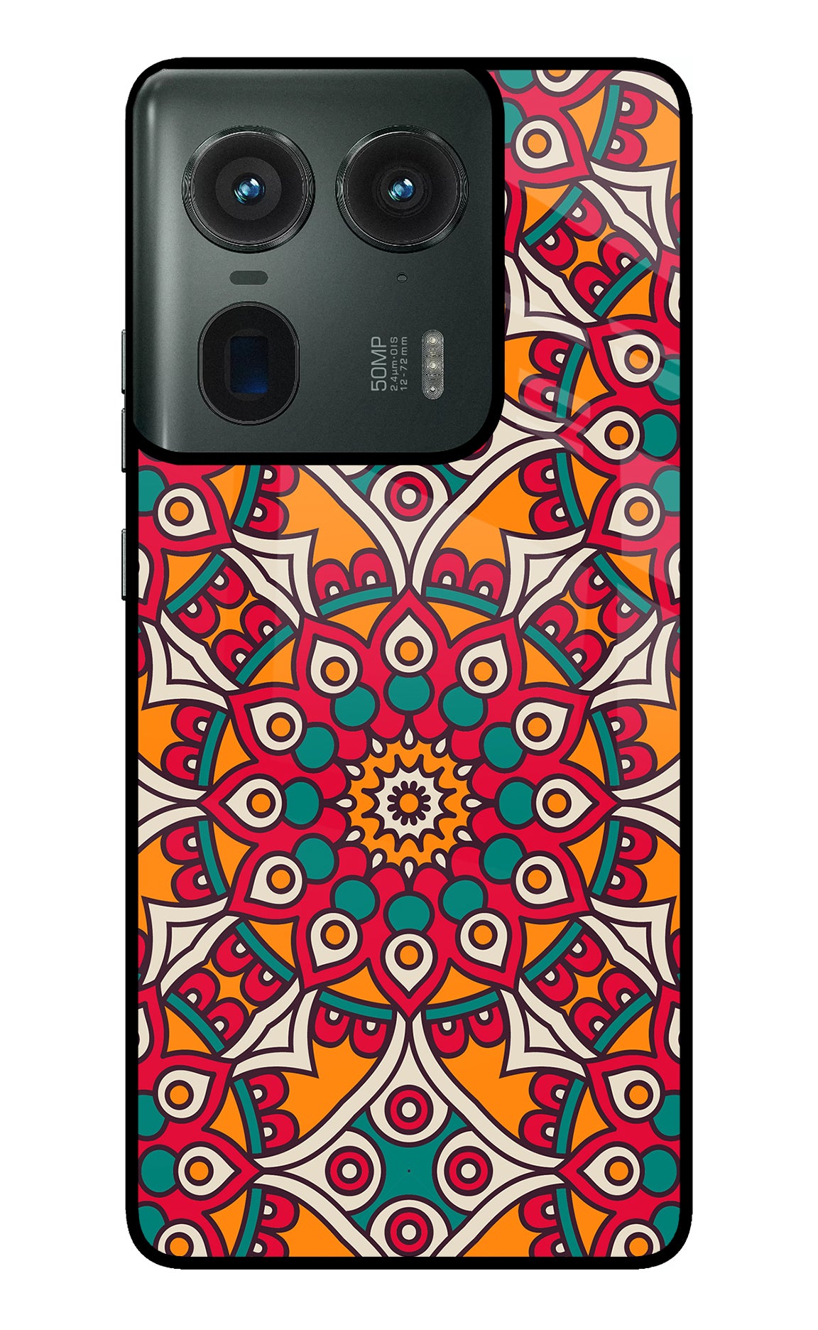 Mandala Art Moto Edge 50 Ultra 5G Glass Case