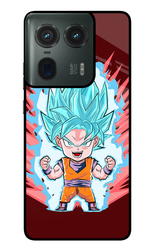 Goku Little Moto Edge 50 Ultra 5G Glass Case