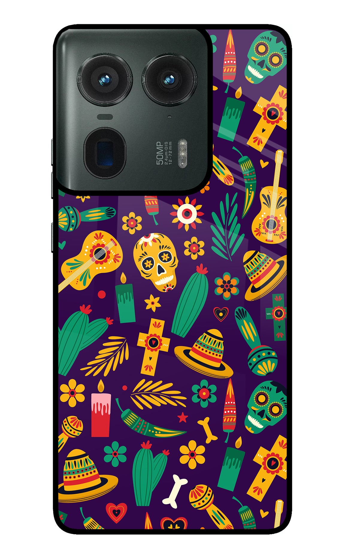 Mexican Artwork Moto Edge 50 Ultra 5G Back Cover