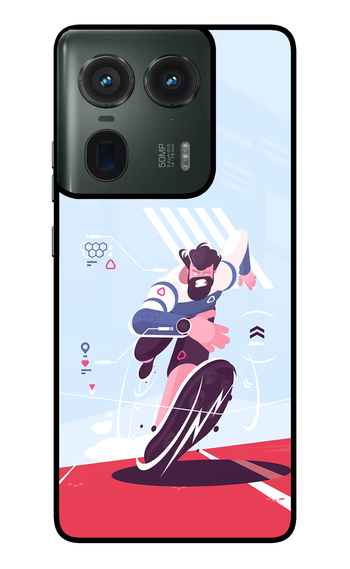 Run Pro Moto Edge 50 Ultra 5G Back Cover