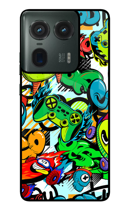 Game Doodle Moto Edge 50 Ultra 5G Glass Case