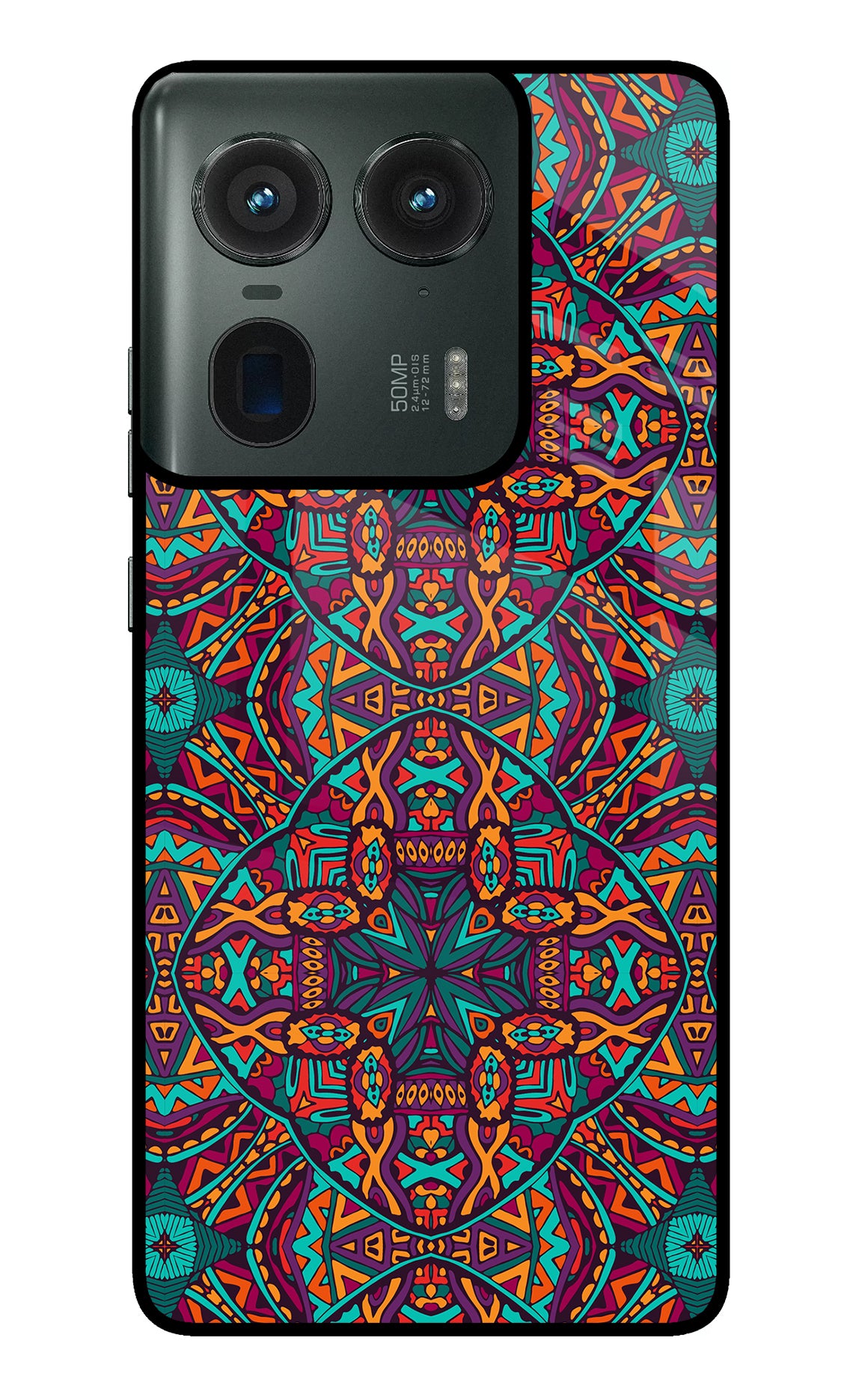 Colour Mandala Moto Edge 50 Ultra 5G Glass Case