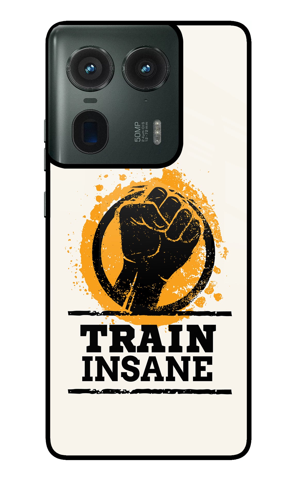 Train Insane Moto Edge 50 Ultra 5G Glass Case