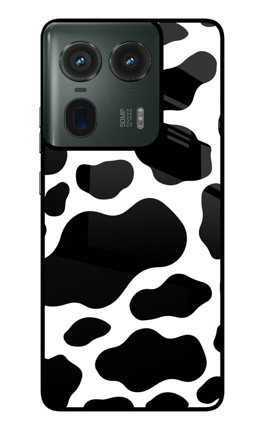 Cow Spots Moto Edge 50 Ultra 5G Glass Case