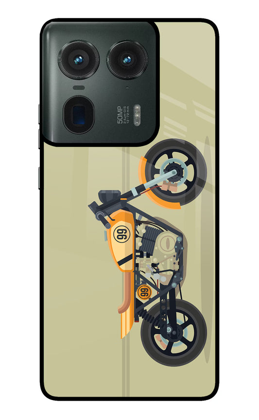 Vertical Speedster Moto Edge 50 Ultra 5G Glass Case