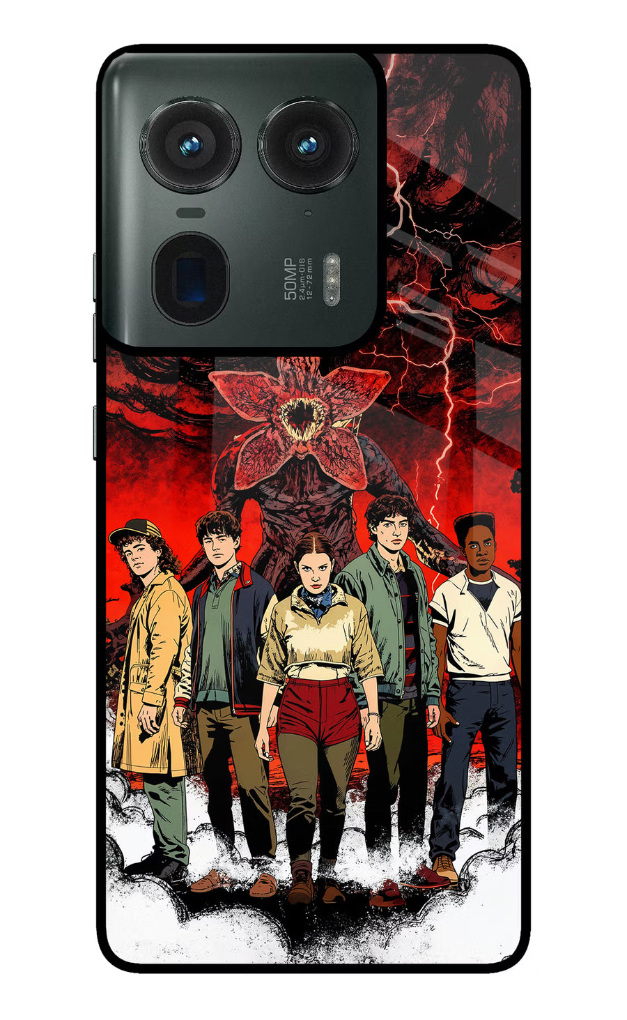 Ordinary Things Characters Moto Edge 50 Ultra 5G Back Cover, Glass case