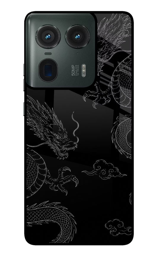 Twin Dragons Moto Edge 50 Ultra 5G Glass Case