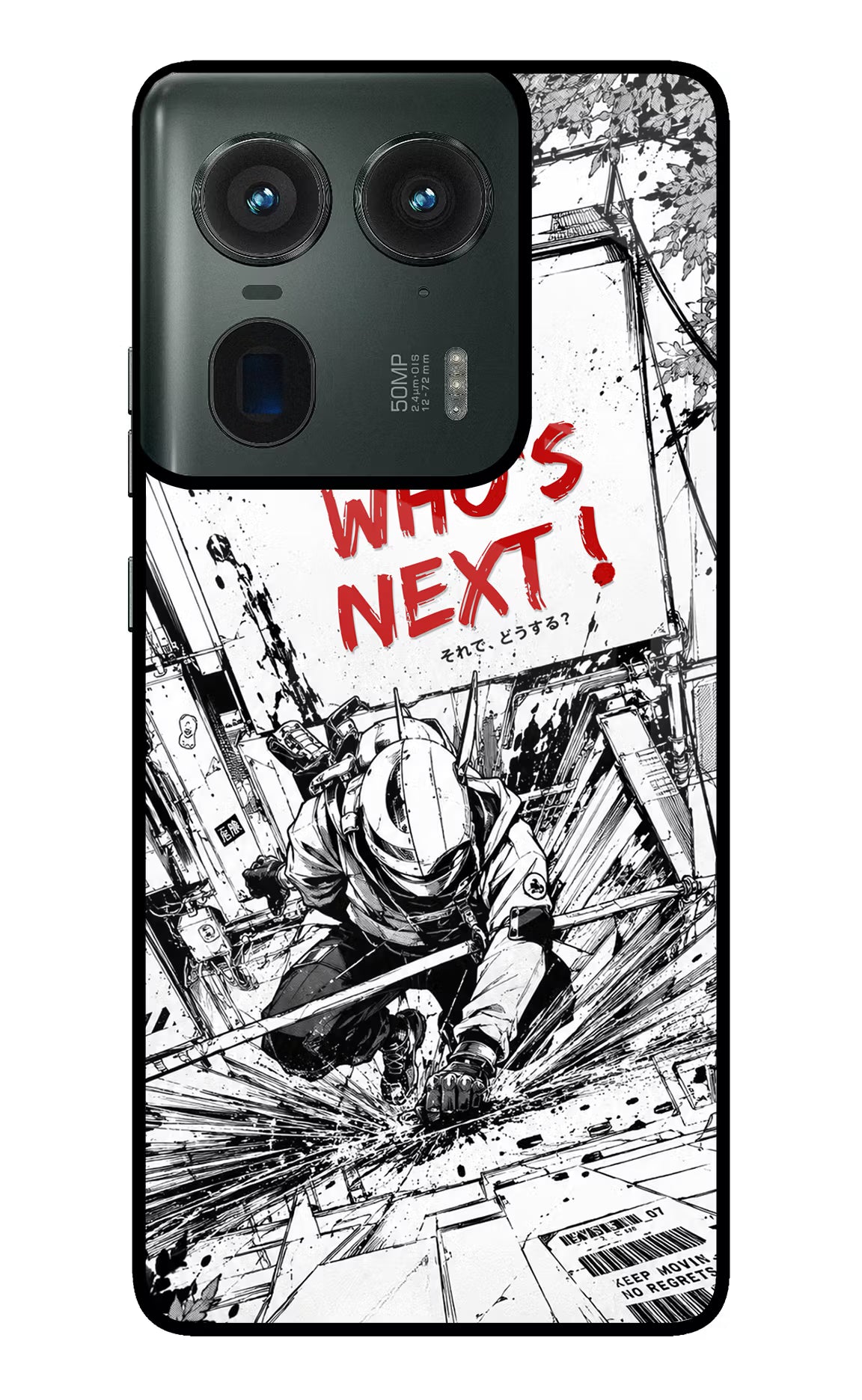 Who's Next Moto Edge 50 Ultra 5G Glass Case