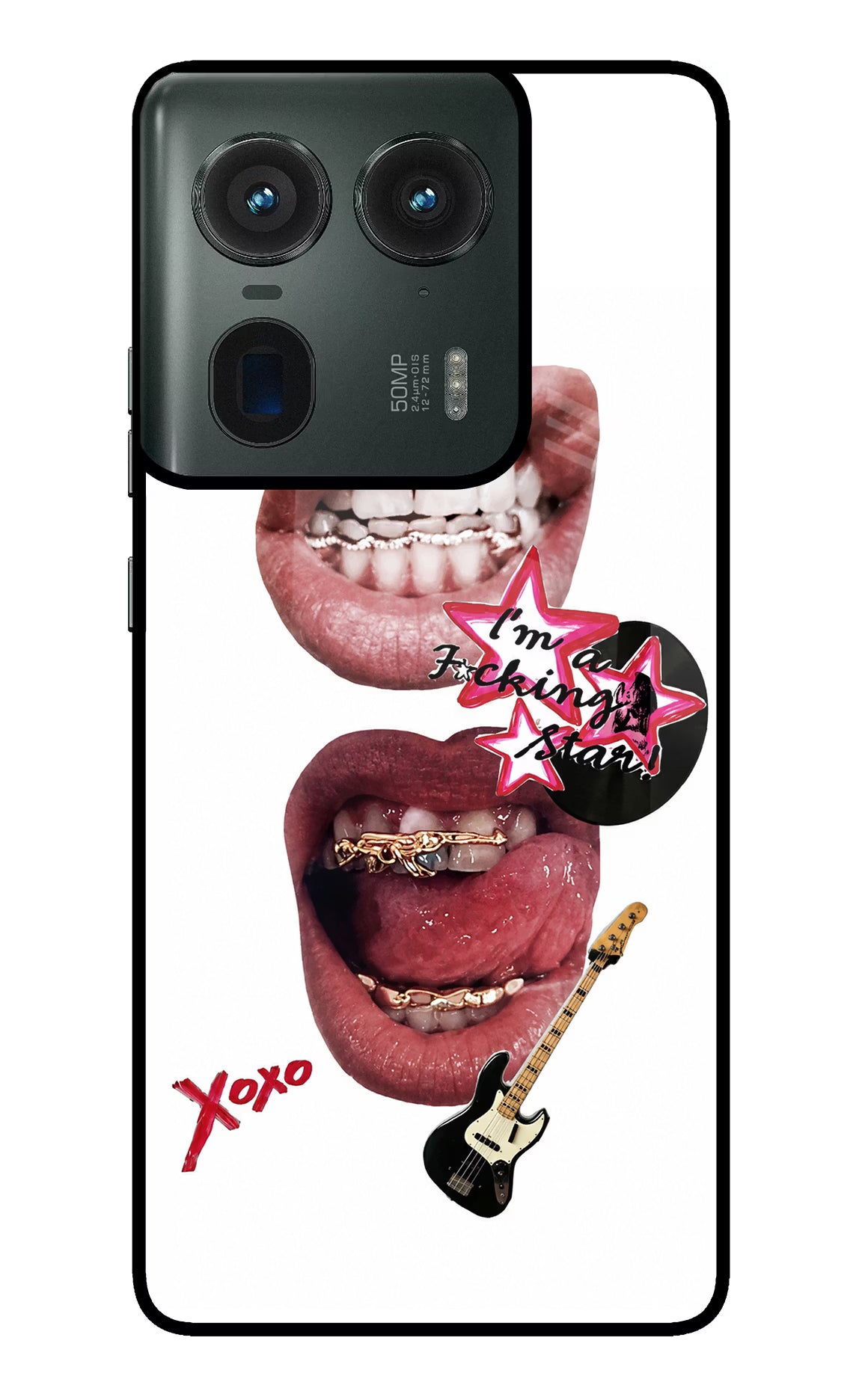 Rockstar Moto Edge 50 Ultra 5G Glass Case
