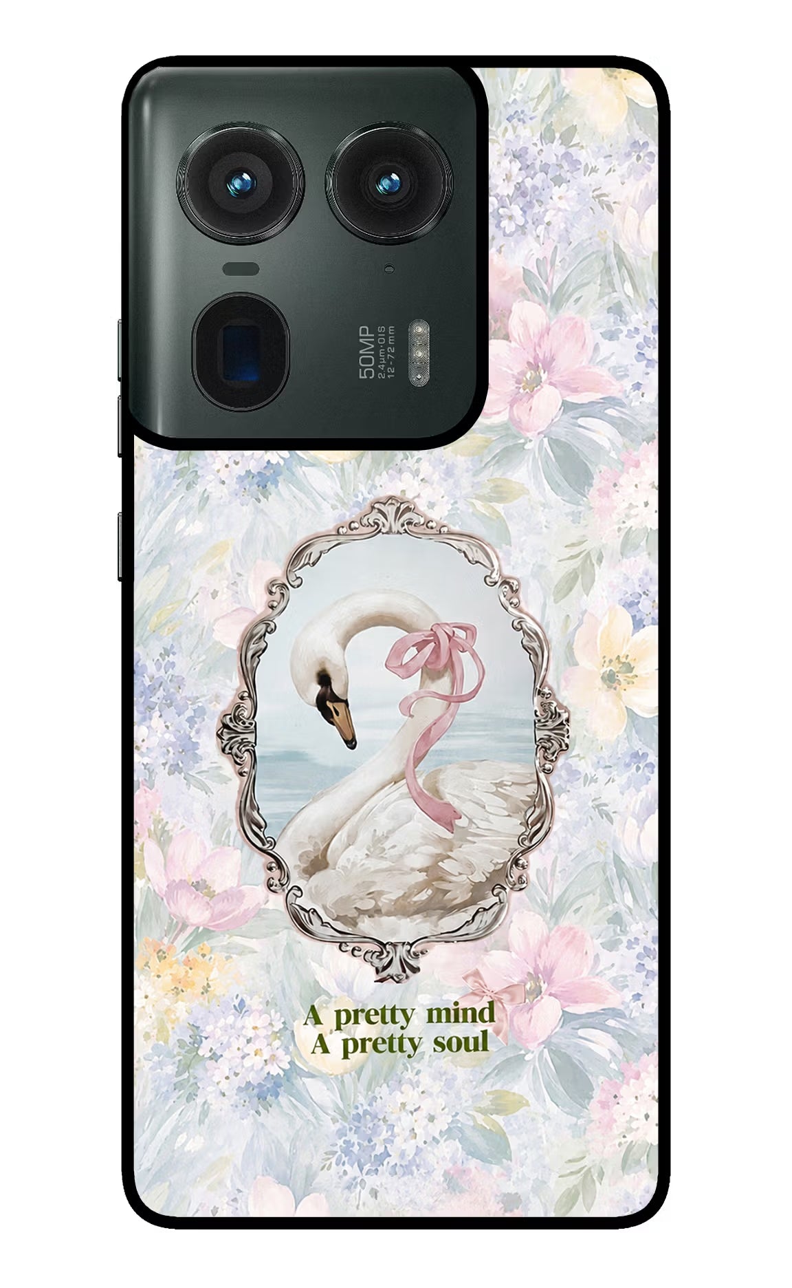 Pretty Mind Pretty Soul Moto Edge 50 Ultra 5G Glass Case