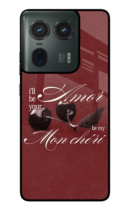 Velvet Cherry Moto Edge 50 Ultra 5G Glass Case