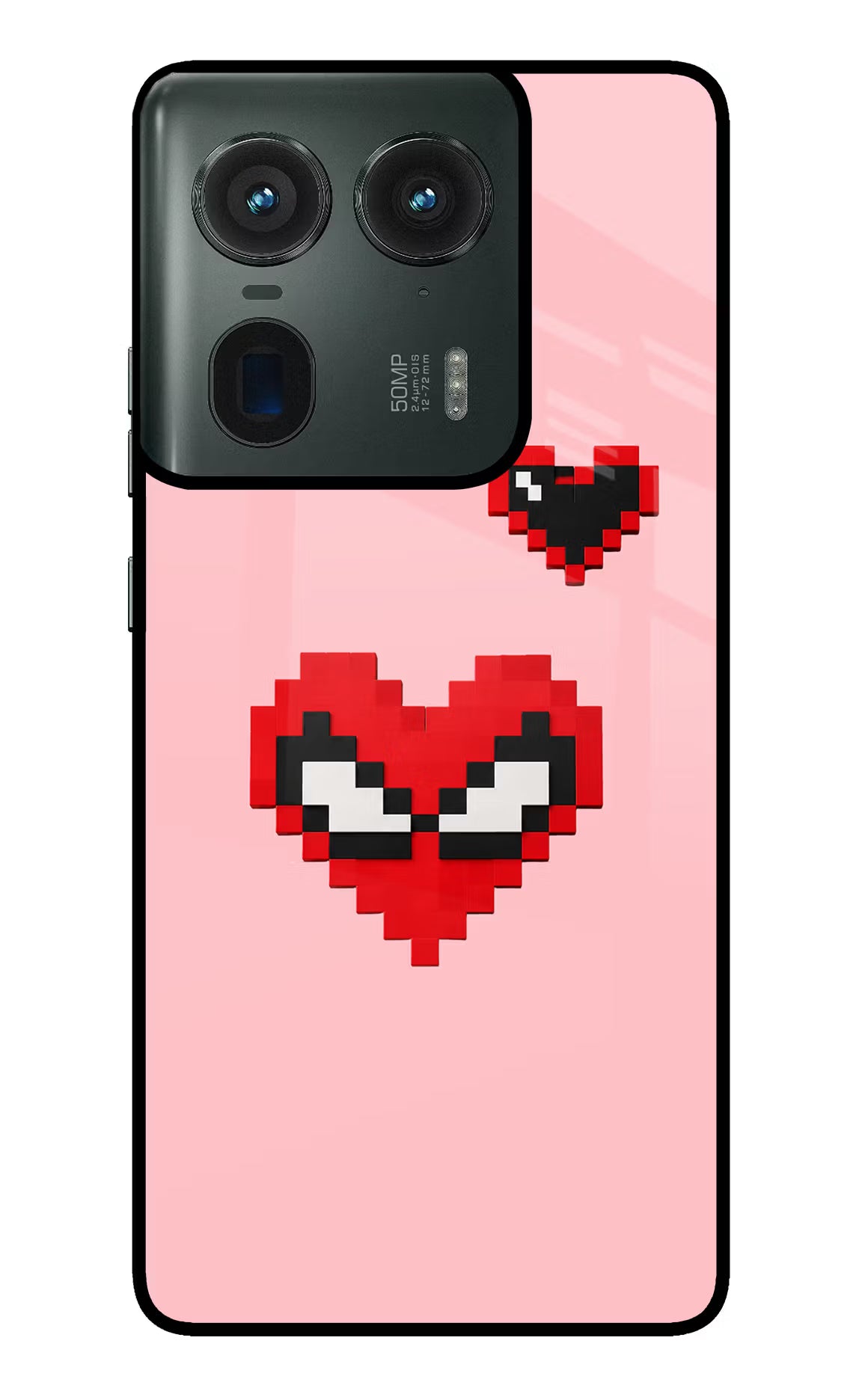 Gwen Heart Moto Edge 50 Ultra 5G Glass Case