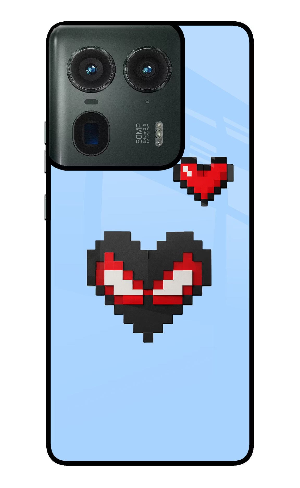 Peter Heart Moto Edge 50 Ultra 5G Glass Case