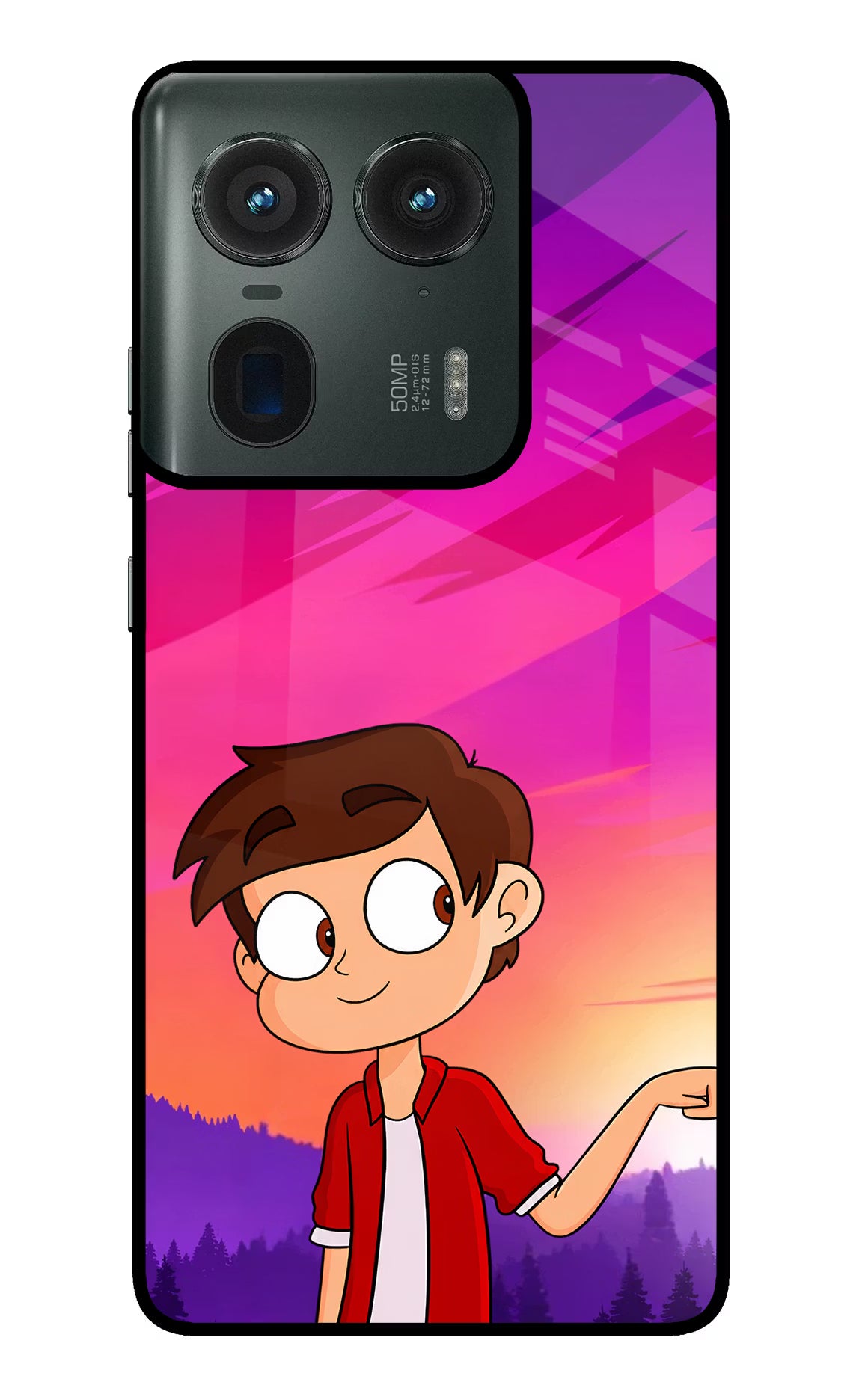 Marco Sunset Moto Edge 50 Ultra 5G Glass Case