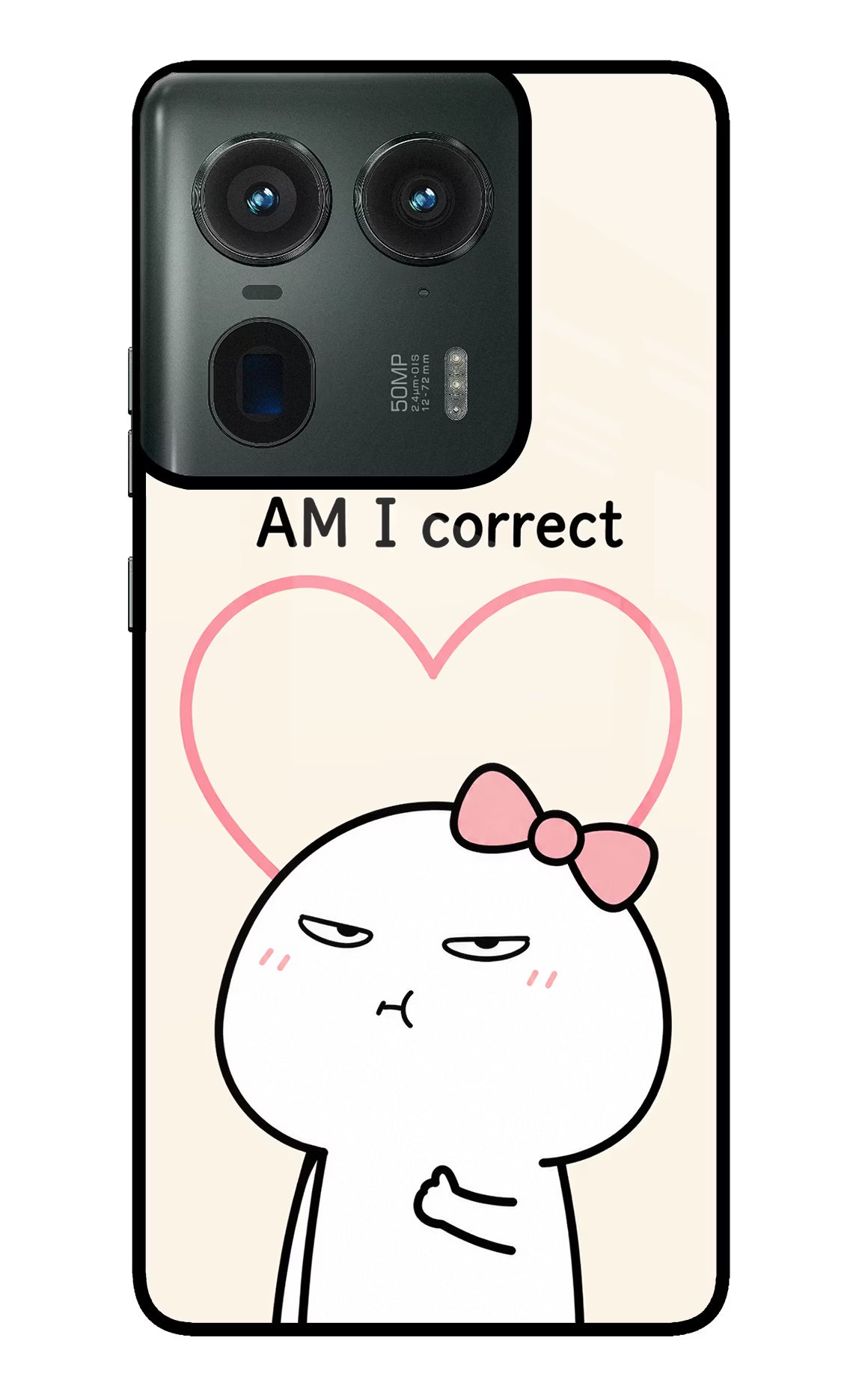 Always Right Moto Edge 50 Ultra 5G Glass Case