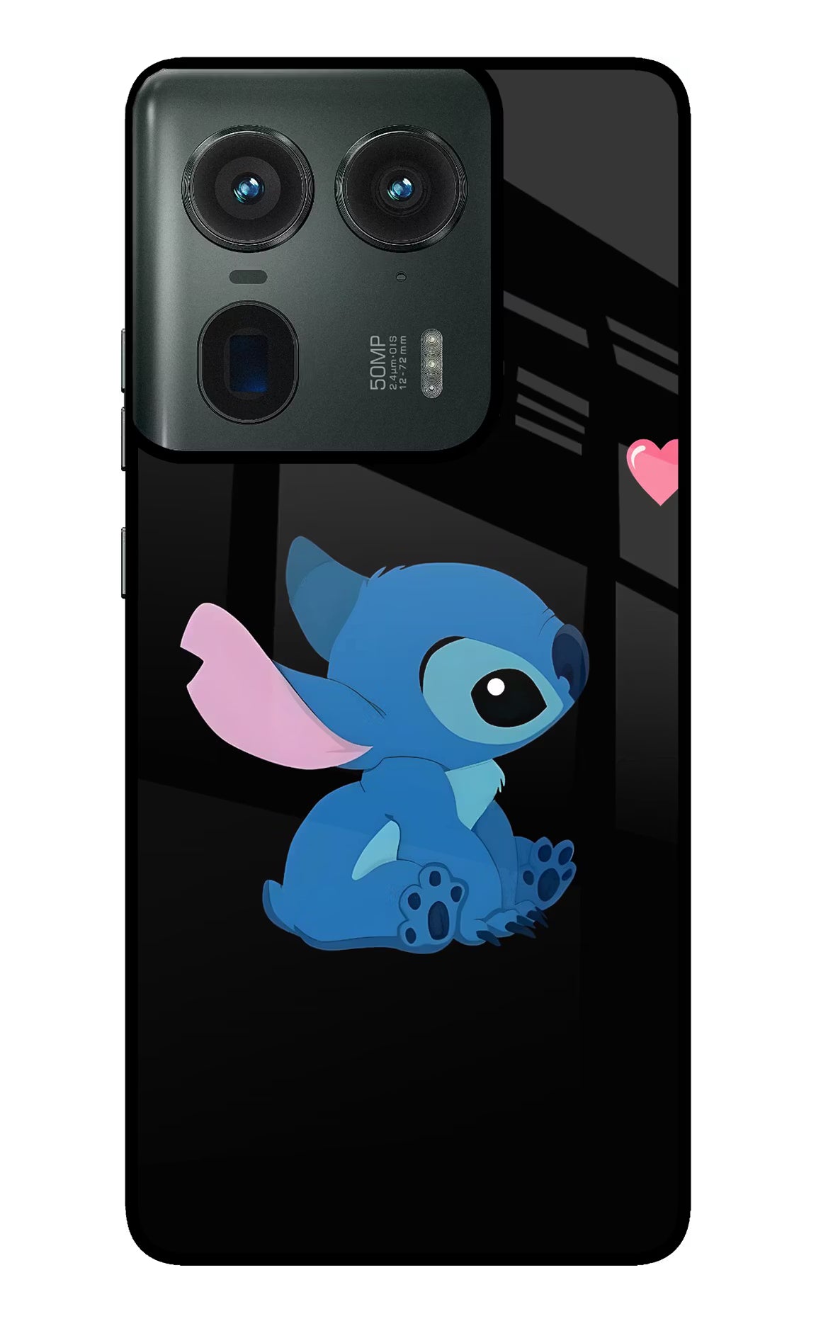 Stitch Crush Moto Edge 50 Ultra 5G Glass Case