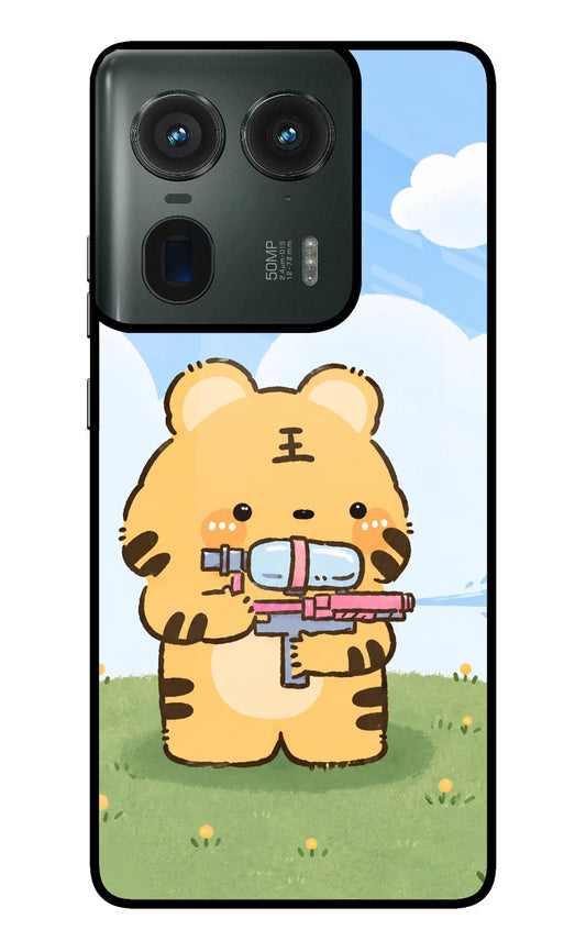Tiger Treat Moto Edge 50 Ultra 5G Glass Case