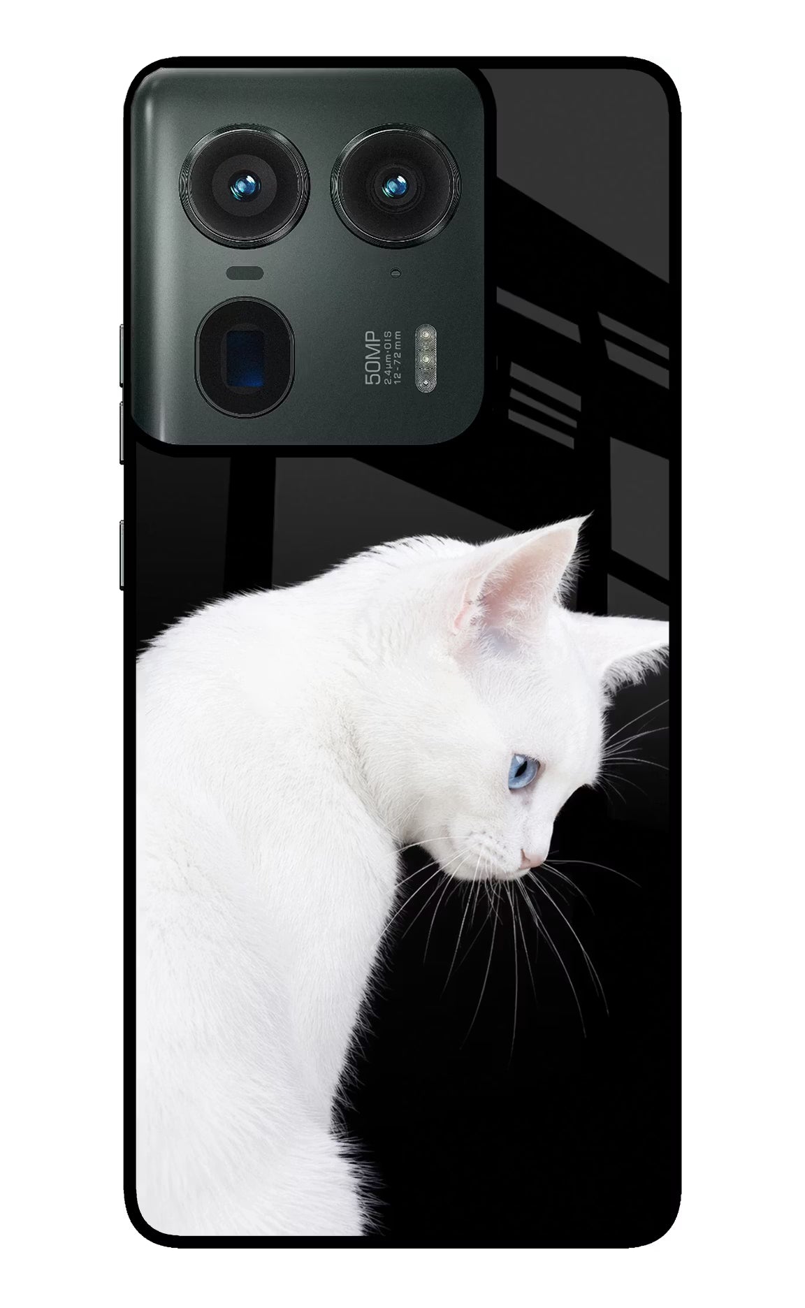 Snow Gaze Moto Edge 50 Ultra 5G Glass Case