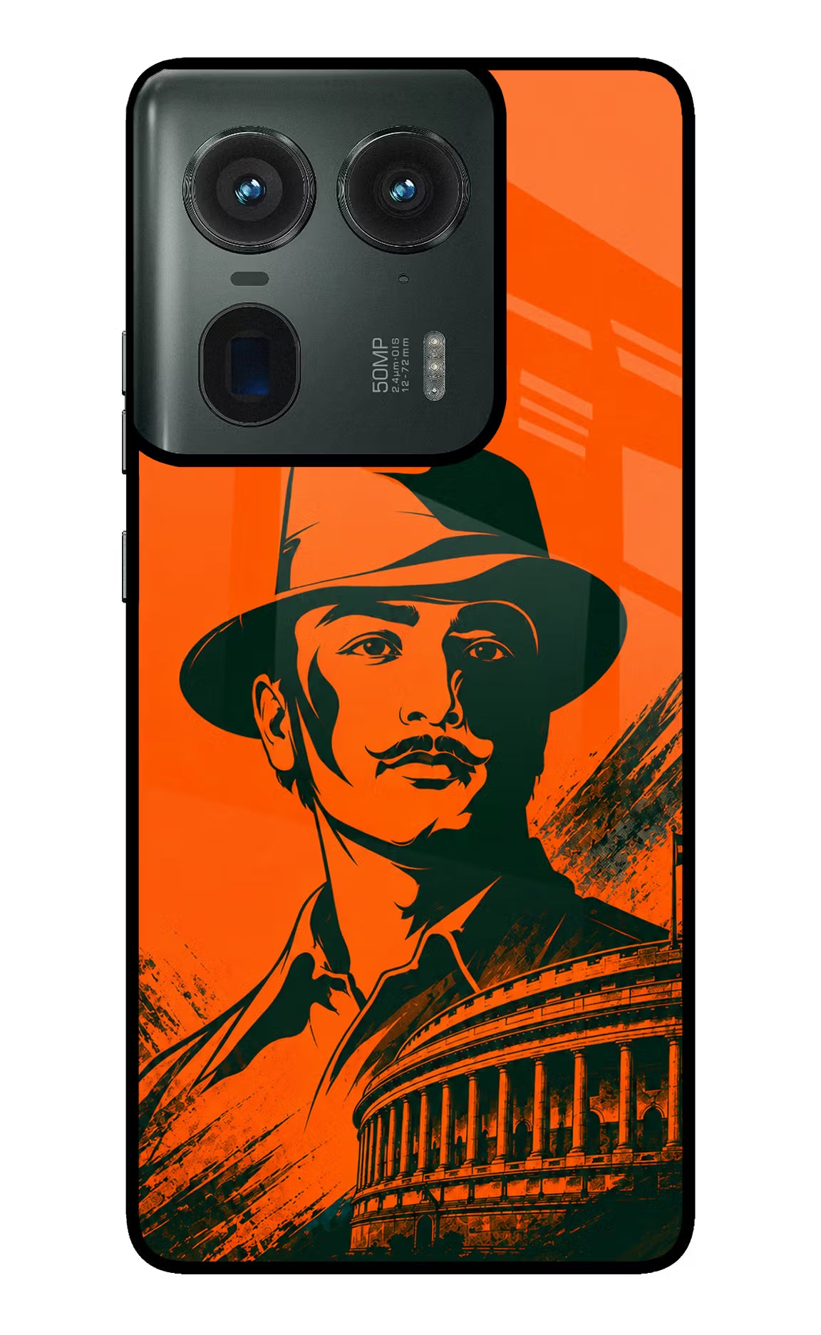 Bhagat Singh Legacy Moto Edge 50 Ultra 5G Glass Case
