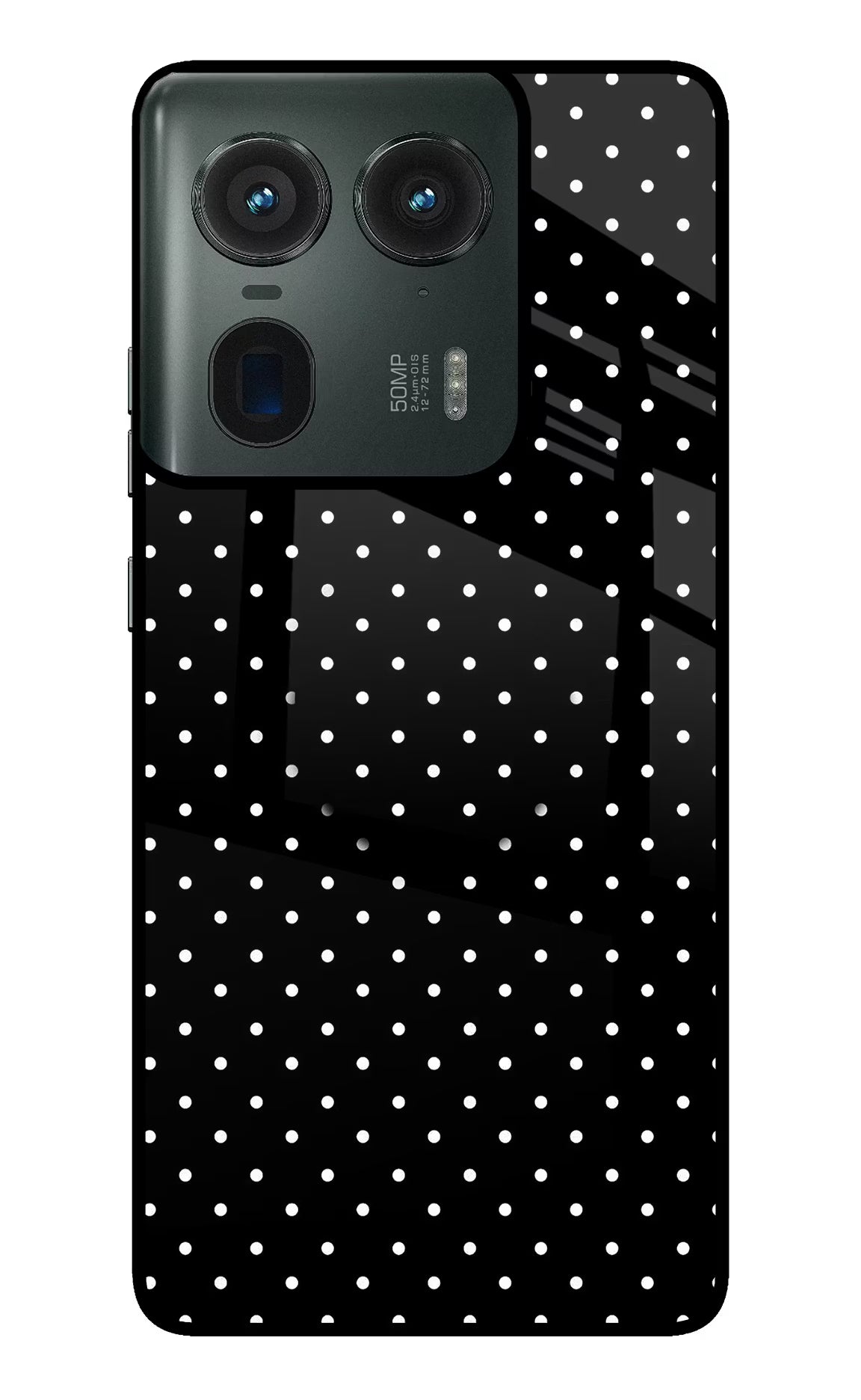 White Dots Moto Edge 50 Ultra 5G Pop Case by Casekaro