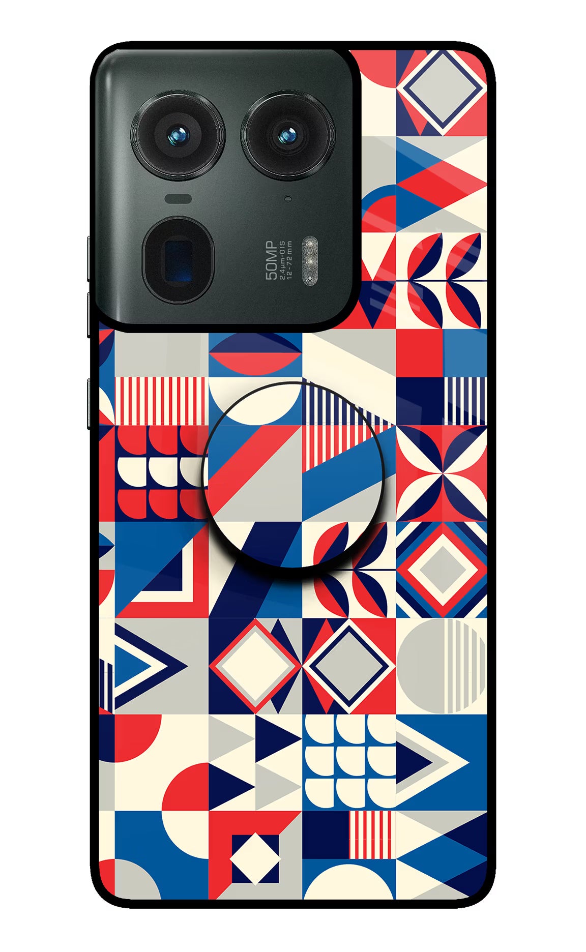 Colorful Pattern Moto Edge 50 Ultra 5G Pop Case by Casekaro