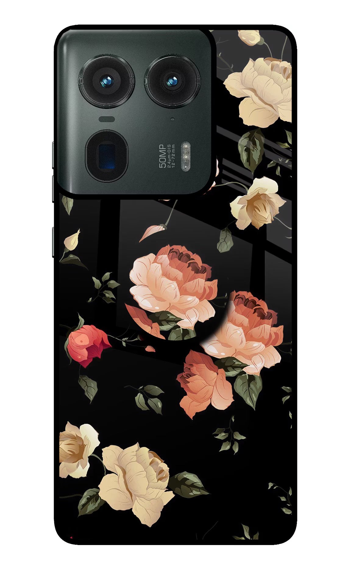 Flowers Moto Edge 50 Ultra 5G Pop Case by Casekaro