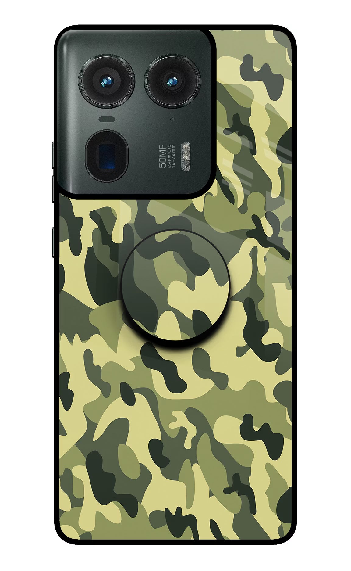 Camouflage Moto Edge 50 Ultra 5G Pop Case by Casekaro