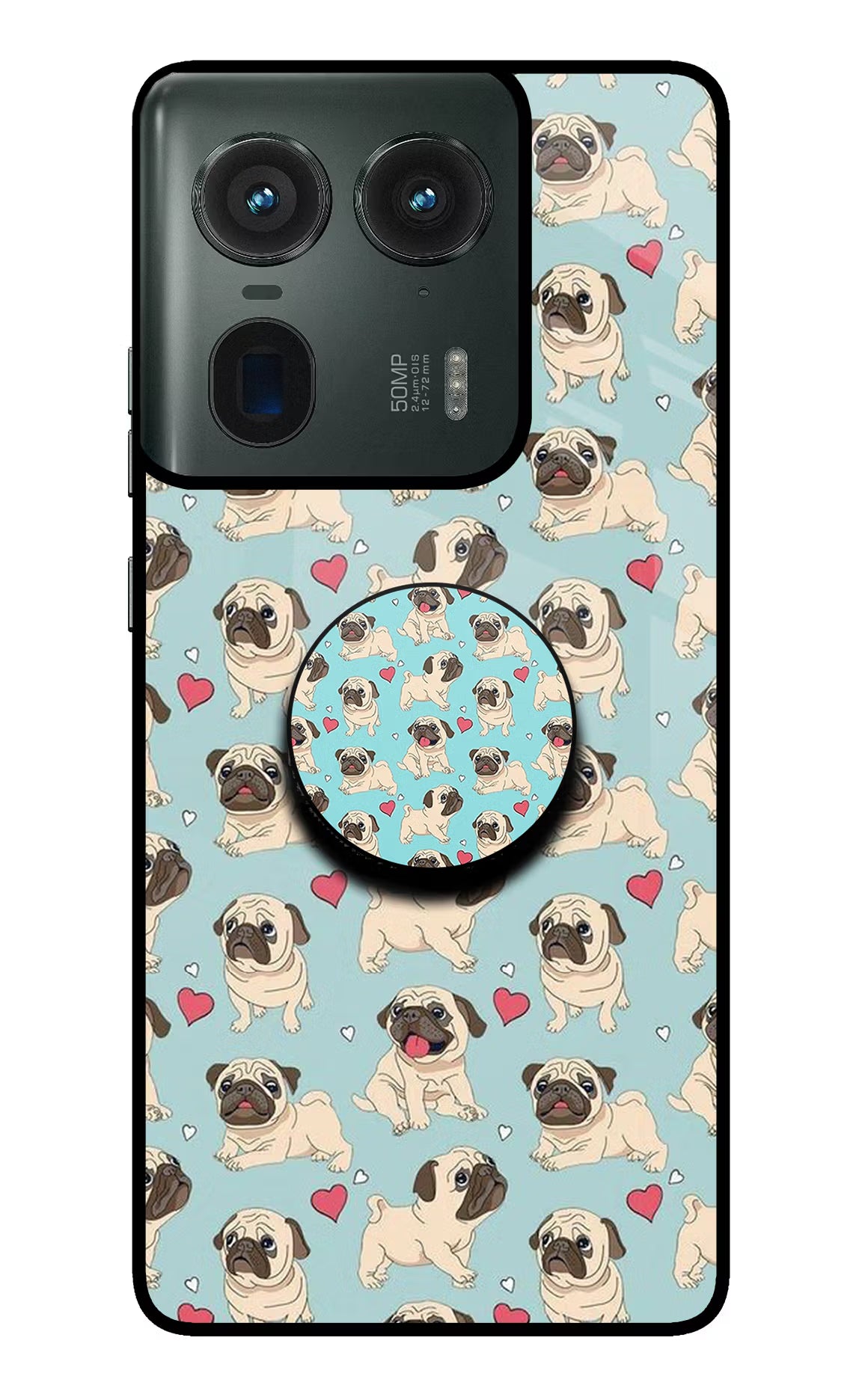 Pug Dog Moto Edge 50 Ultra 5G Pop Case by Casekaro