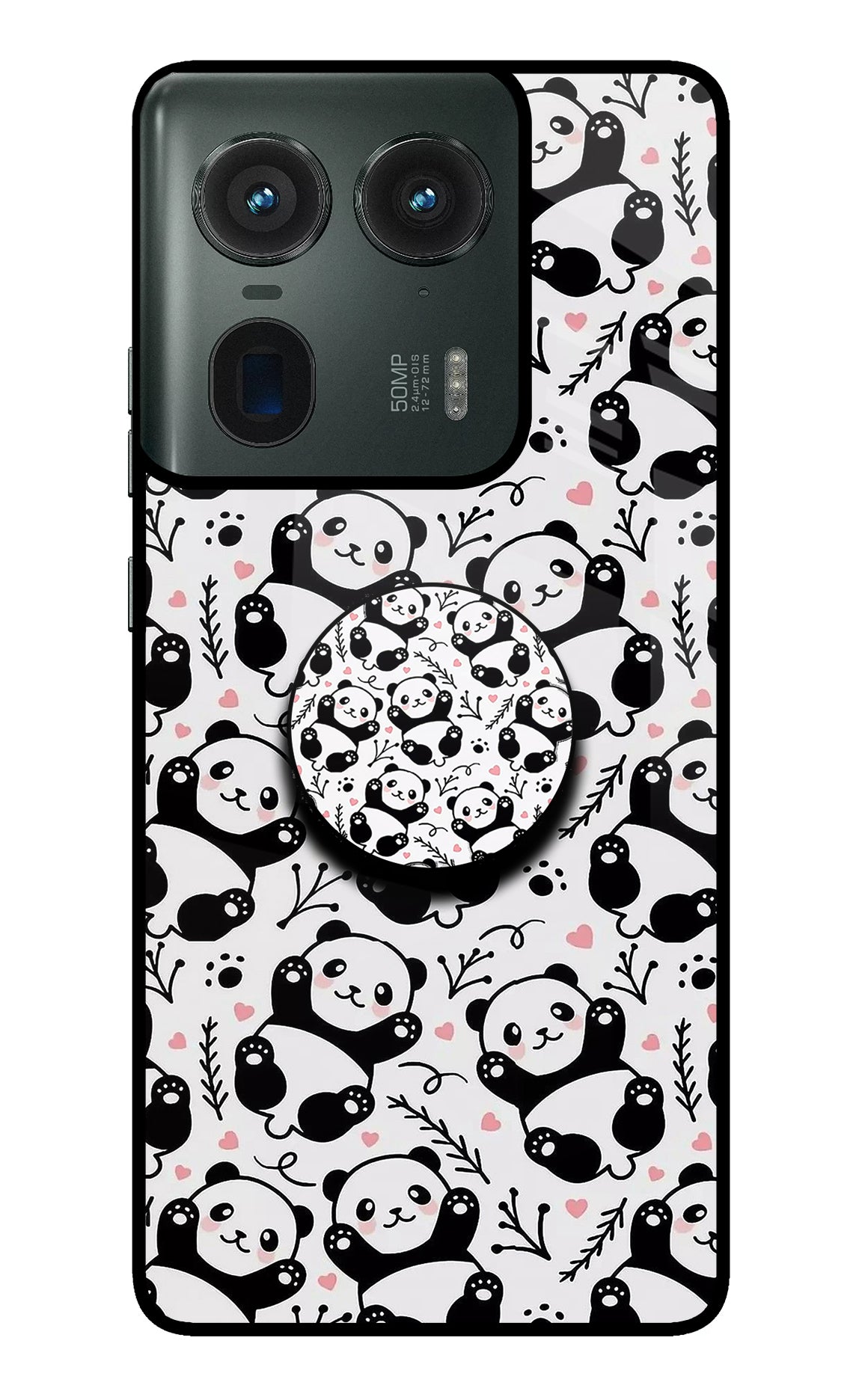 Cute Panda Moto Edge 50 Ultra 5G Pop Case