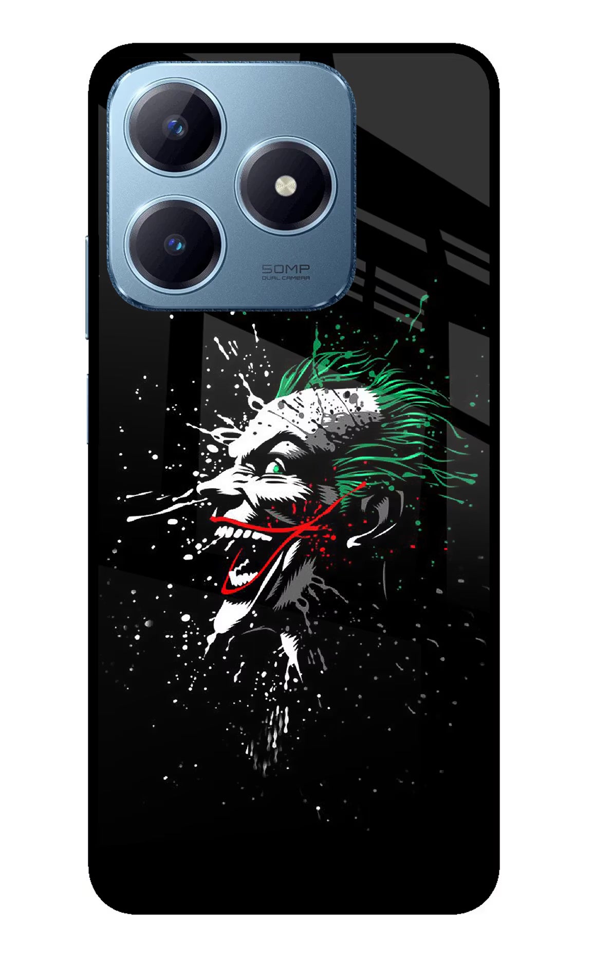 Joker Realme Narzo N63 Glass Case Back Cover by Casekaro