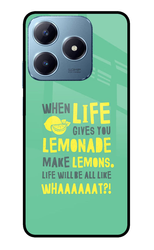 Quote Realme Narzo N63 Glass Case