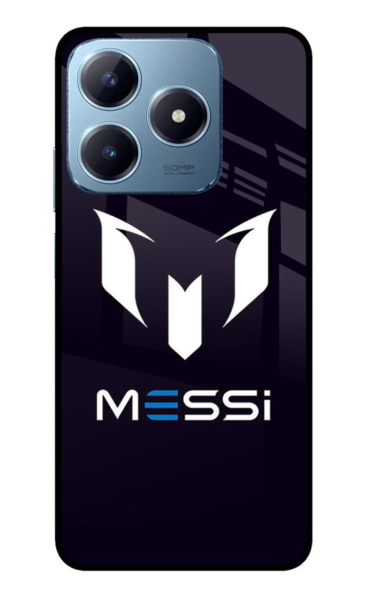 Messi Logo Realme Narzo N63 Glass Case