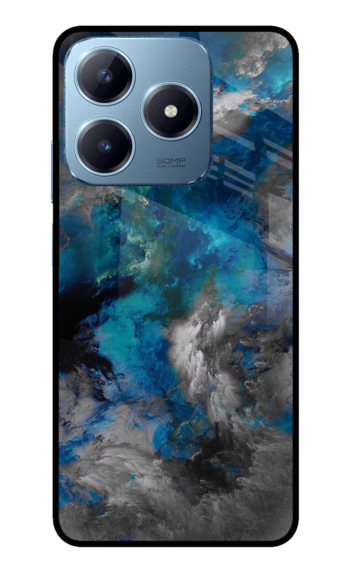 Artwork Realme Narzo N63 Glass Case Back Cover by Casekaro
