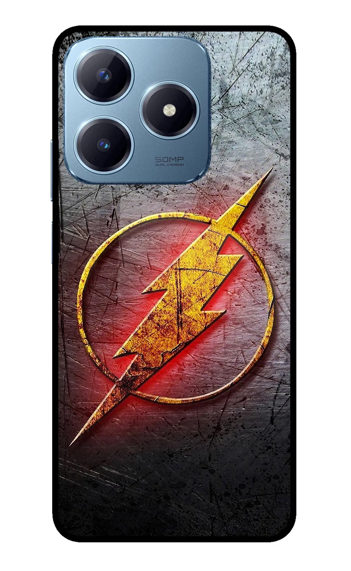 Flash Realme Narzo N63 Glass Case Back Cover by Casekaro