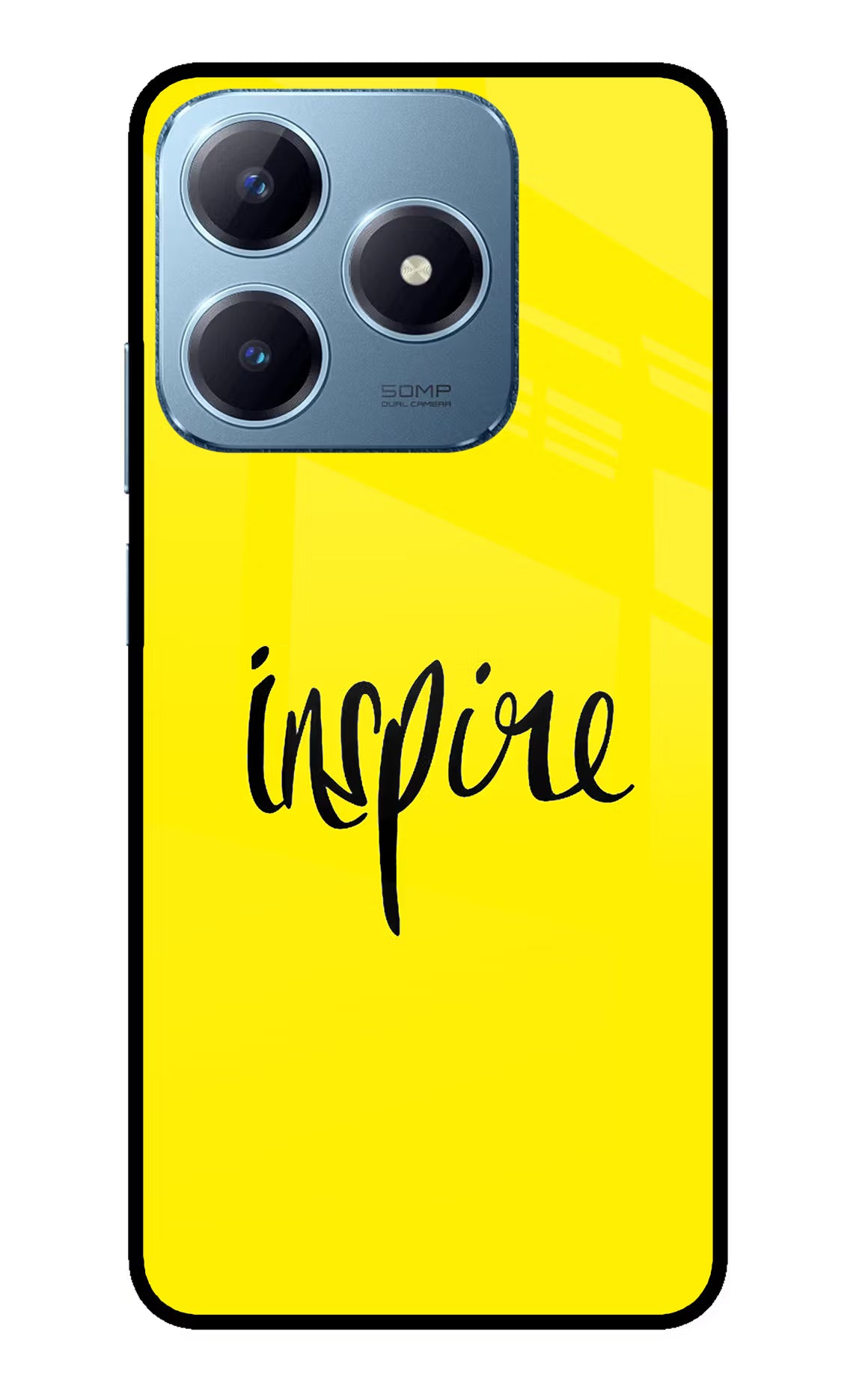 Inspire Realme Narzo N63 Glass Case Back Cover by Casekaro