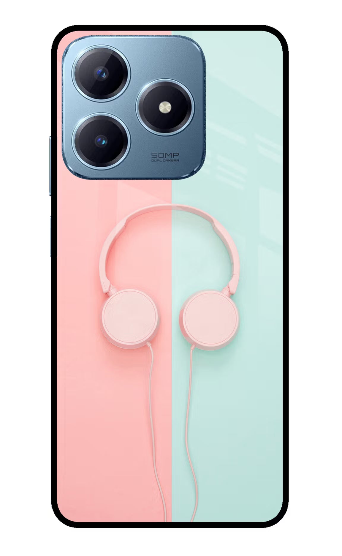 Music Lover Realme Narzo N63 Glass Case Back Cover by Casekaro