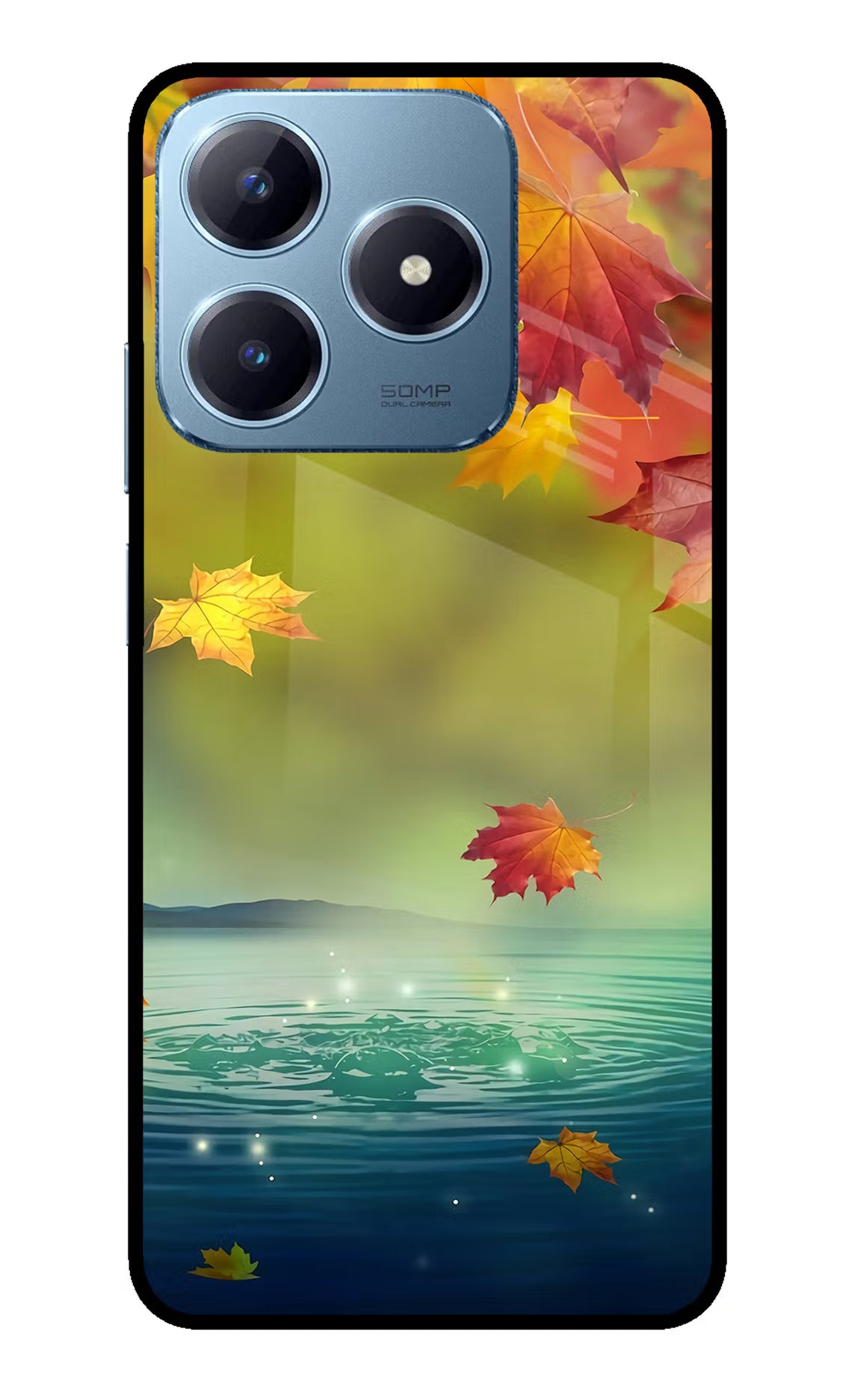 Flowers Realme Narzo N63 Glass Case Back Cover by Casekaro