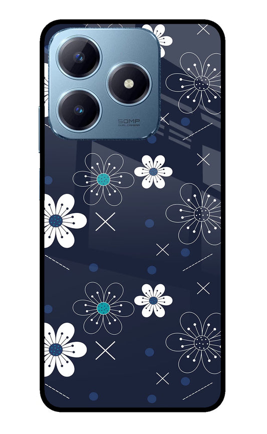 Flowers Realme Narzo N63 Glass Case