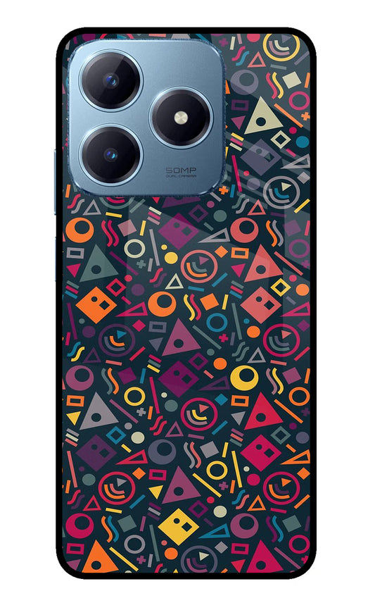 Geometric Abstract Realme Narzo N63 Glass Case