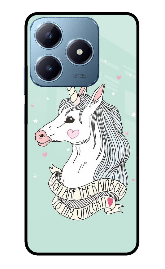 Unicorn Wallpaper Realme Narzo N63 Glass Case