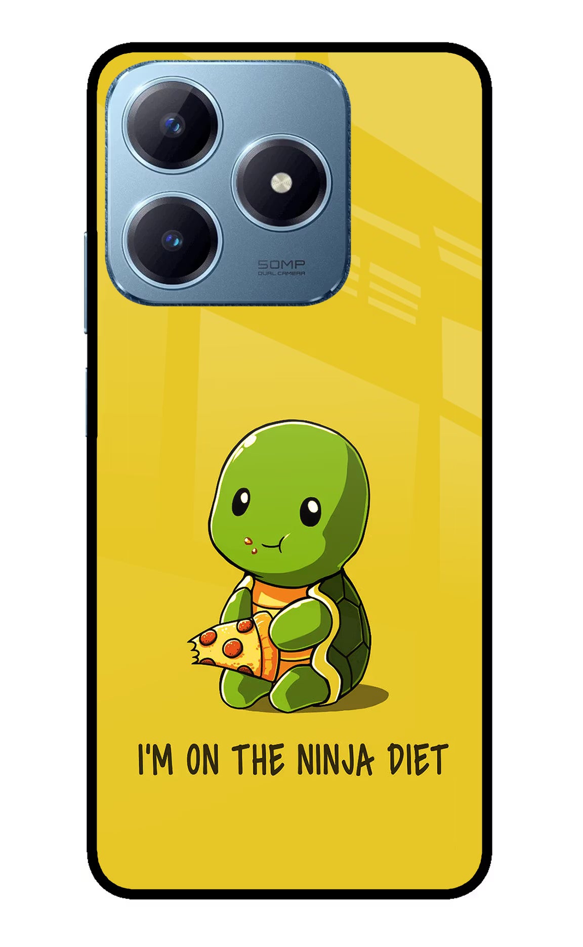 I'm on Ninja Diet Realme Narzo N63 Glass Case Back Cover by Casekaro