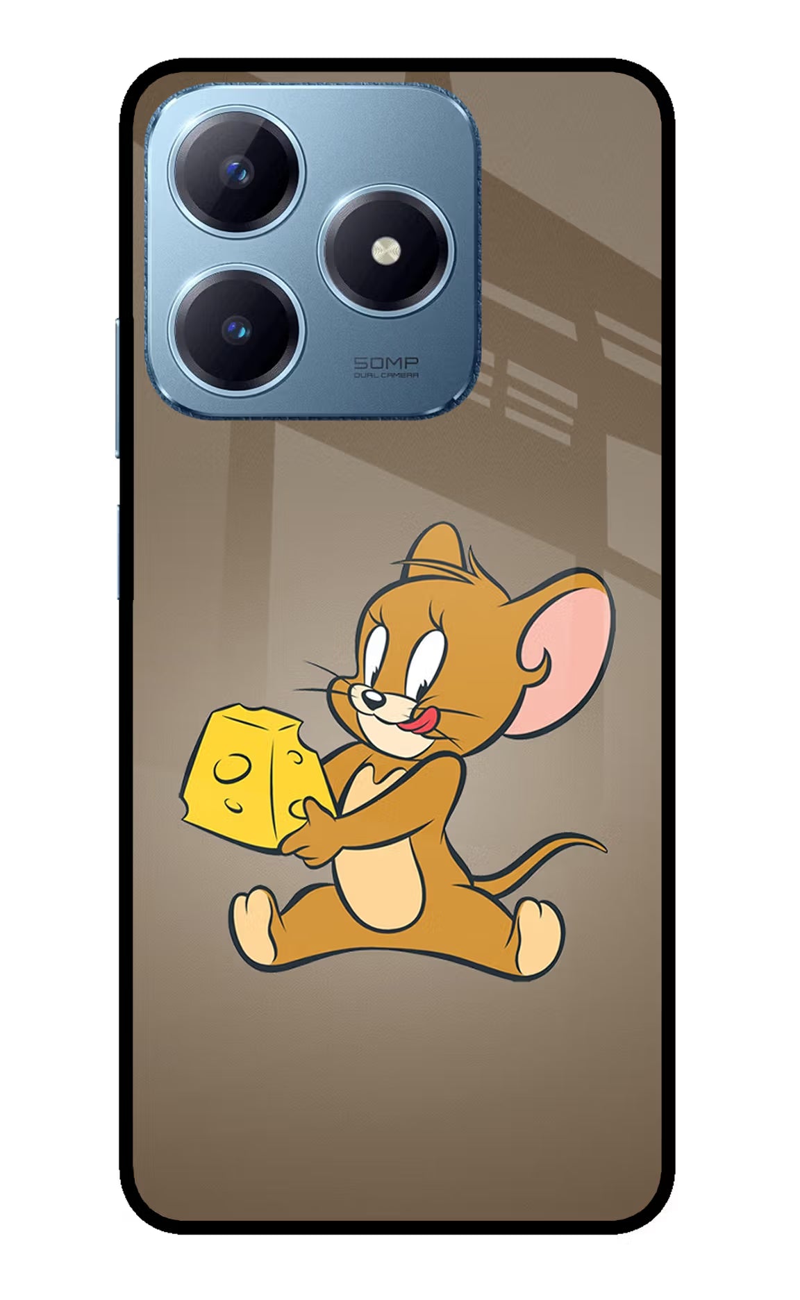 Jerry Realme Narzo N63 Glass Case Back Cover by Casekaro