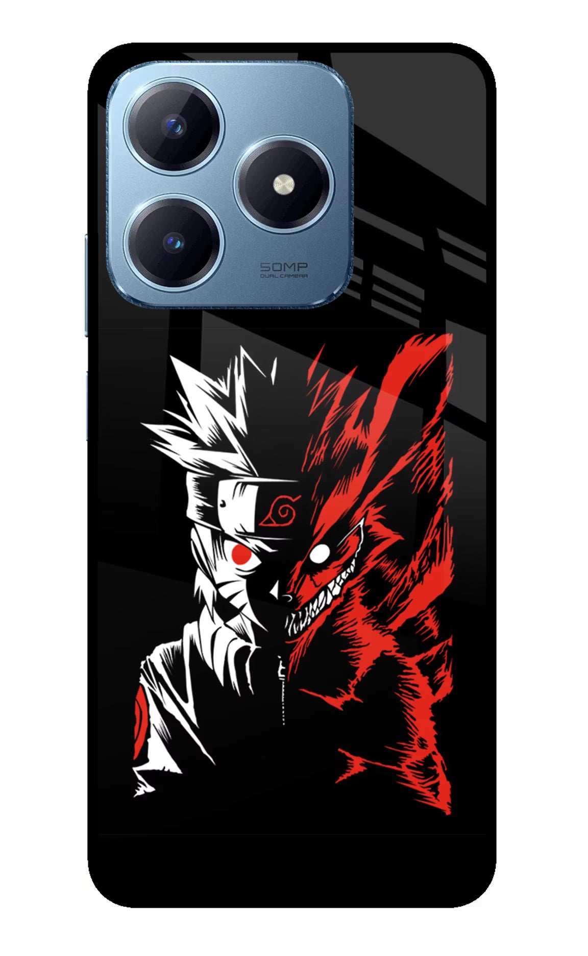 Naruto Two Face Realme Narzo N63 Glass Case
