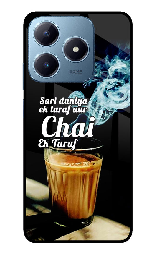 Chai Ek Taraf Quote Realme Narzo N63 Glass Case