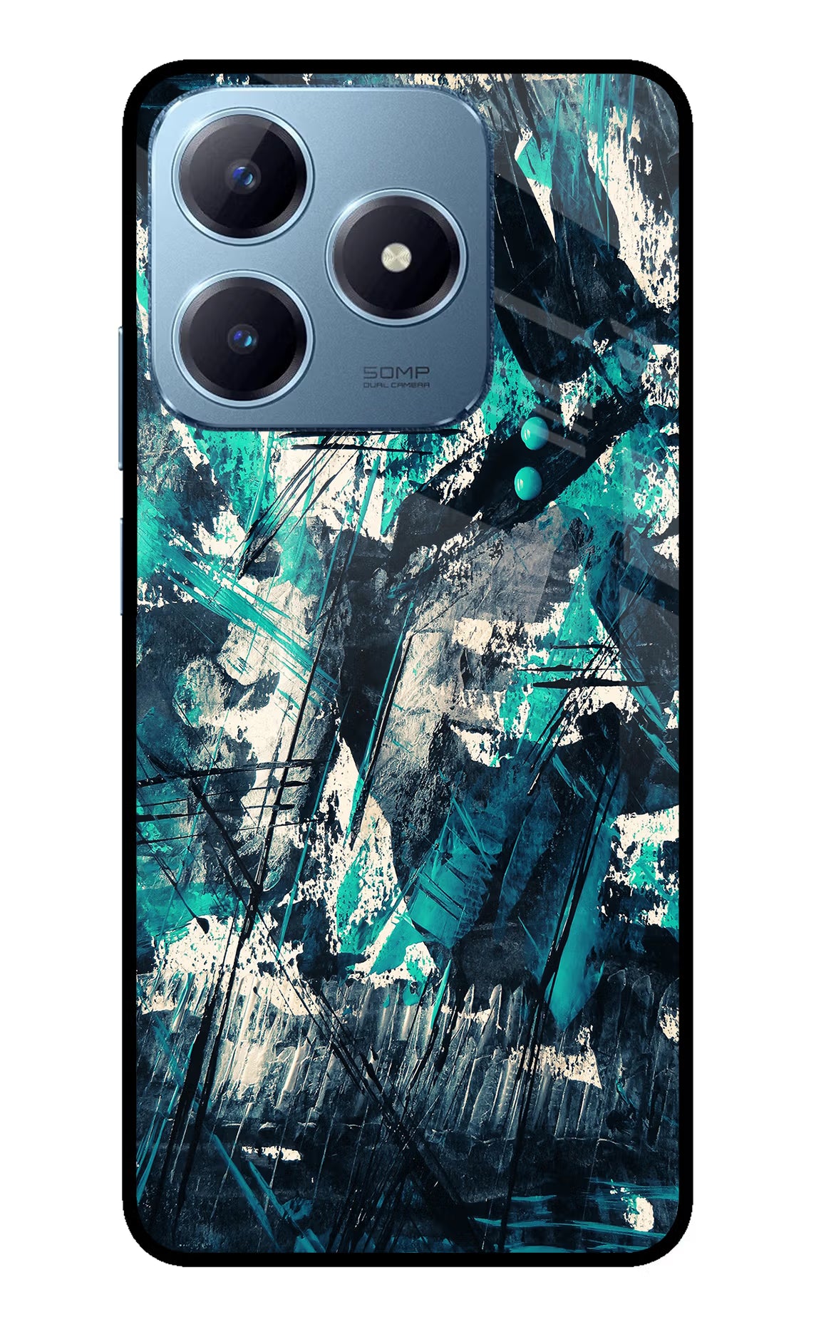 Artwork Realme Narzo N63 Glass Case Back Cover by Casekaro